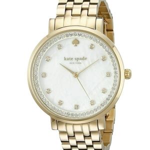 Kate Spade Metallic Monterey Gold Watch Womens